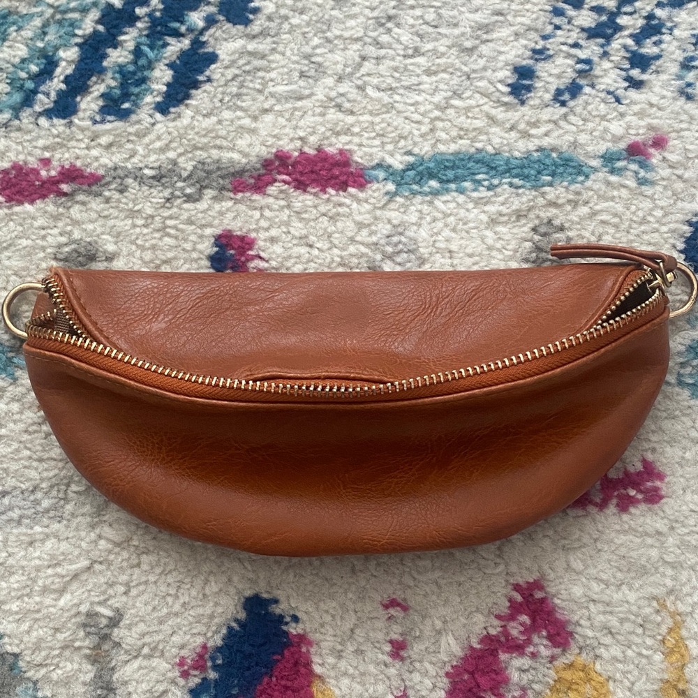 Brown Leather Women's Bag NO STRAP